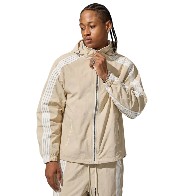 Jordan Craig The Beautiful Game Track Jacket Khaki PL8812HJO | Pro Feet
