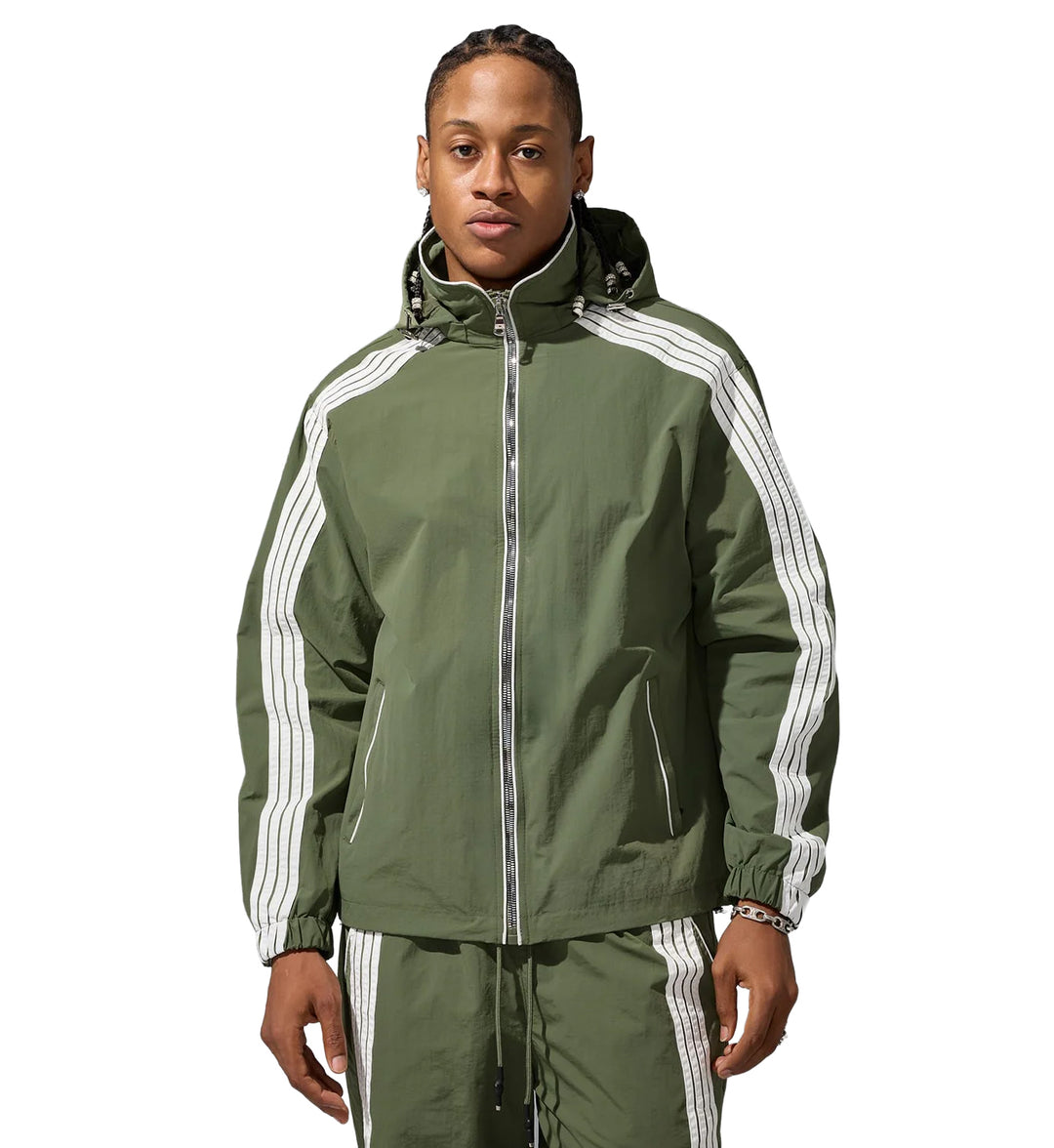 Jordan Craig The Beautiful Game Track Jacket Olive PL8812HJO | Pro Feet