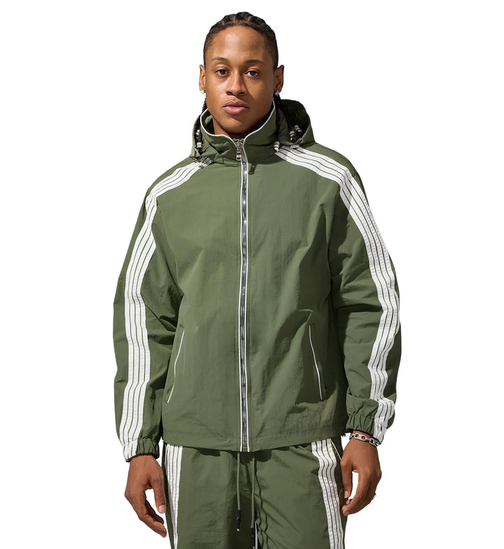 Jordan Craig The Beautiful Game Track Jacket Olive PL8812HJO | Pro Feet