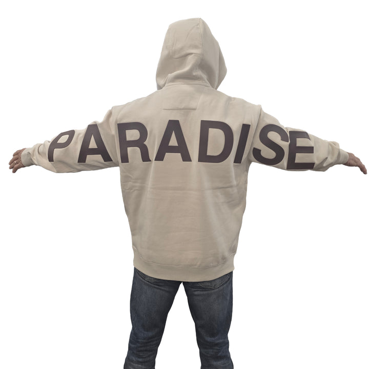 See You In Paradise Tonal Pullover Hoodie Cream 8816H | Pro Feet