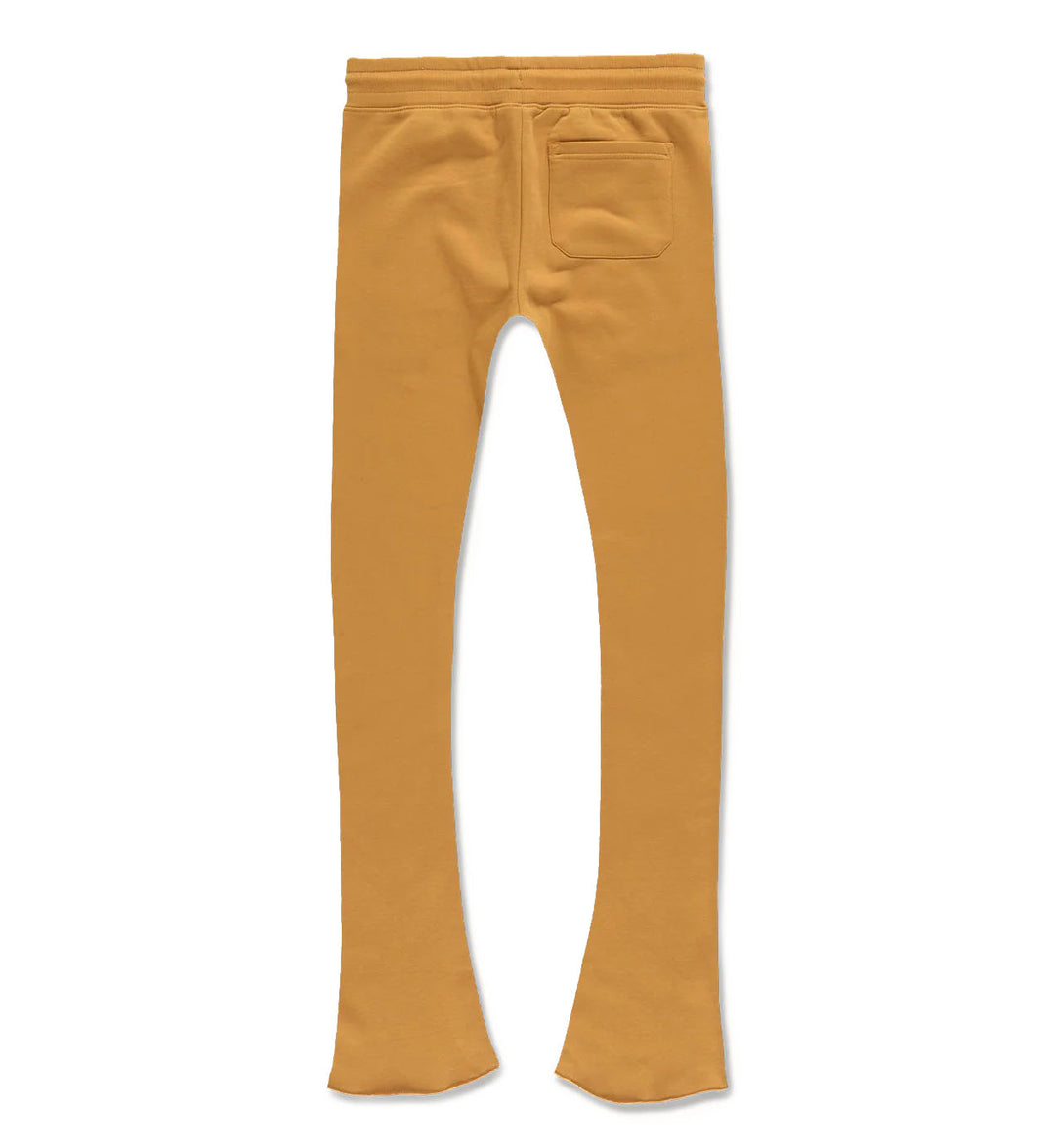 See You In Paradise Tonal Stacked Sweatpants Cognac 8863L-CX | Pro Feet