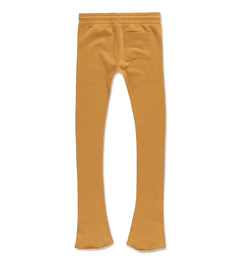 See You In Paradise Tonal Stacked Sweatpants Cognac 8863L-CX | Pro Feet