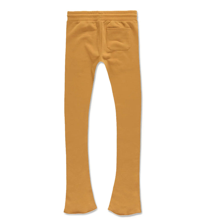 See You In Paradise Tonal Stacked Sweatpants Cognac 8863L-CX | Pro Feet