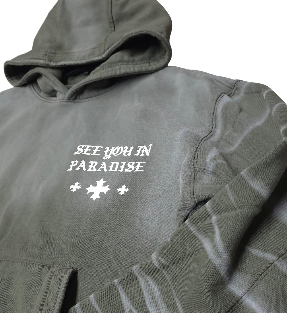 SYIP Airbrush Wash Hoodie — Olive