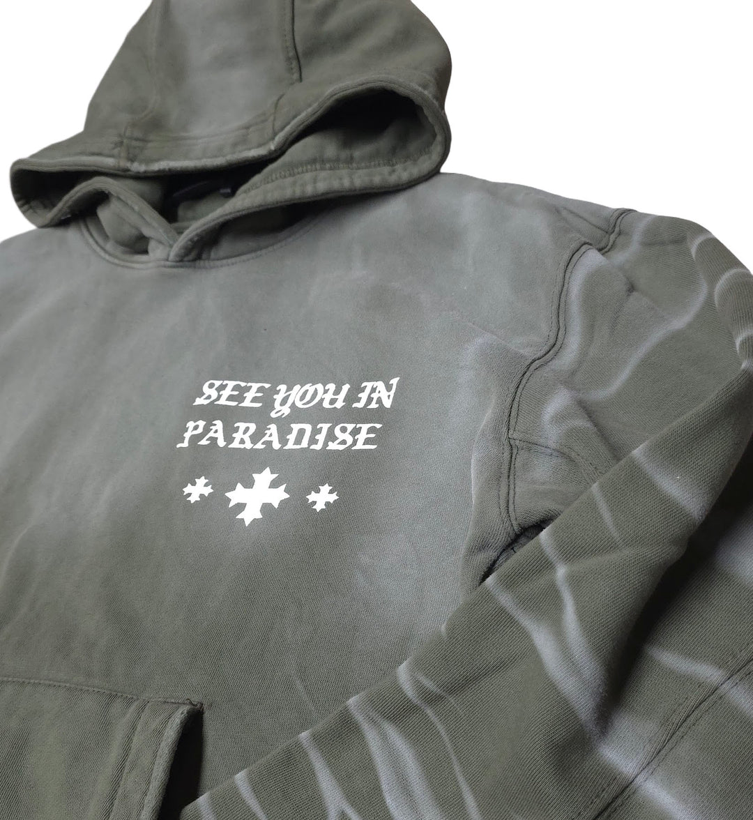 SYIP Airbrush Wash Hoodie — Olive