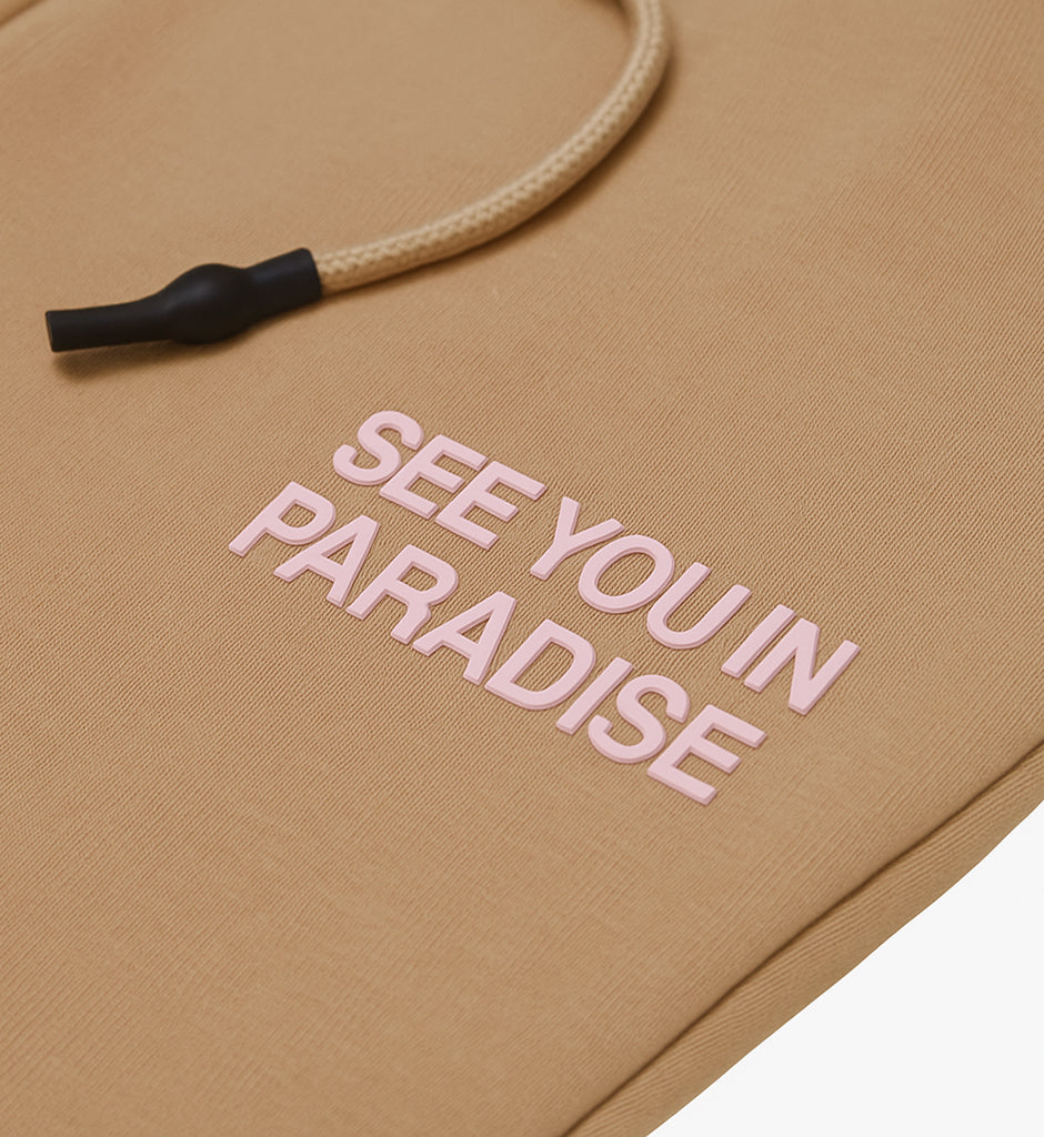 Cream See You In Paradise Tonal Stacked Sweatpants detail