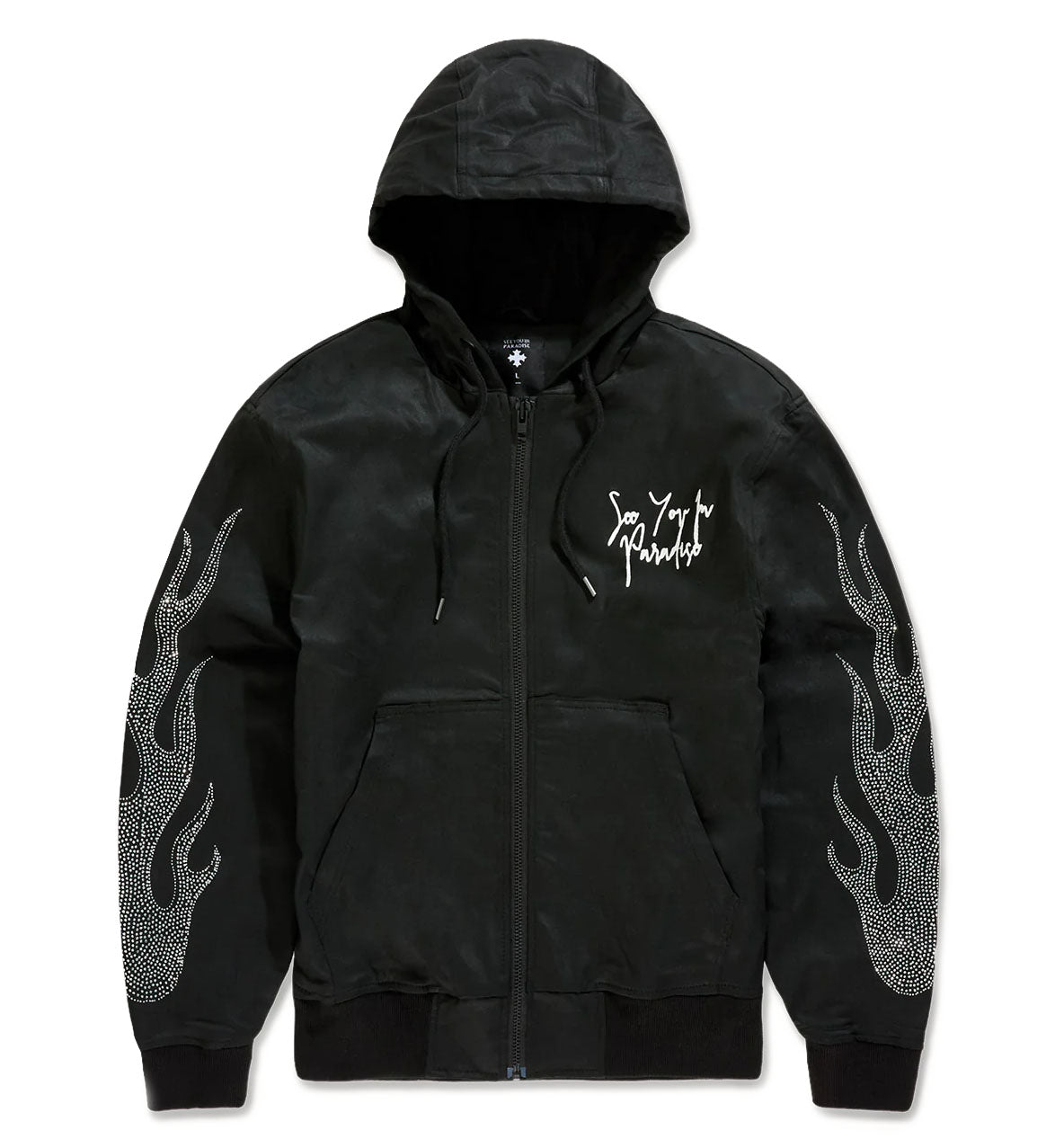 See You In Paradise Eternal Flame Hooded Workwear Jacket Black 91669-10 | Pro Feet