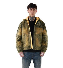 See You In Paradise Ashes to Ashes Hooded Work Jacket Vintage Wheat 91670-83 | Pro Feet