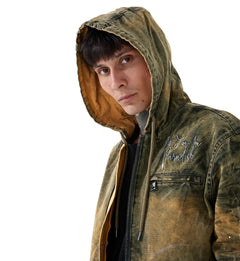See You In Paradise Ashes to Ashes Hooded Work Jacket Vintage Wheat 91670-83 | Pro Feet