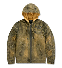 See You In Paradise Ashes to Ashes Hooded Work Jacket Vintage Wheat 91670-83 | Pro Feet