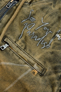 See You In Paradise Ashes to Ashes Hooded Work Jacket Vintage Wheat 91670-83 | Pro Feet