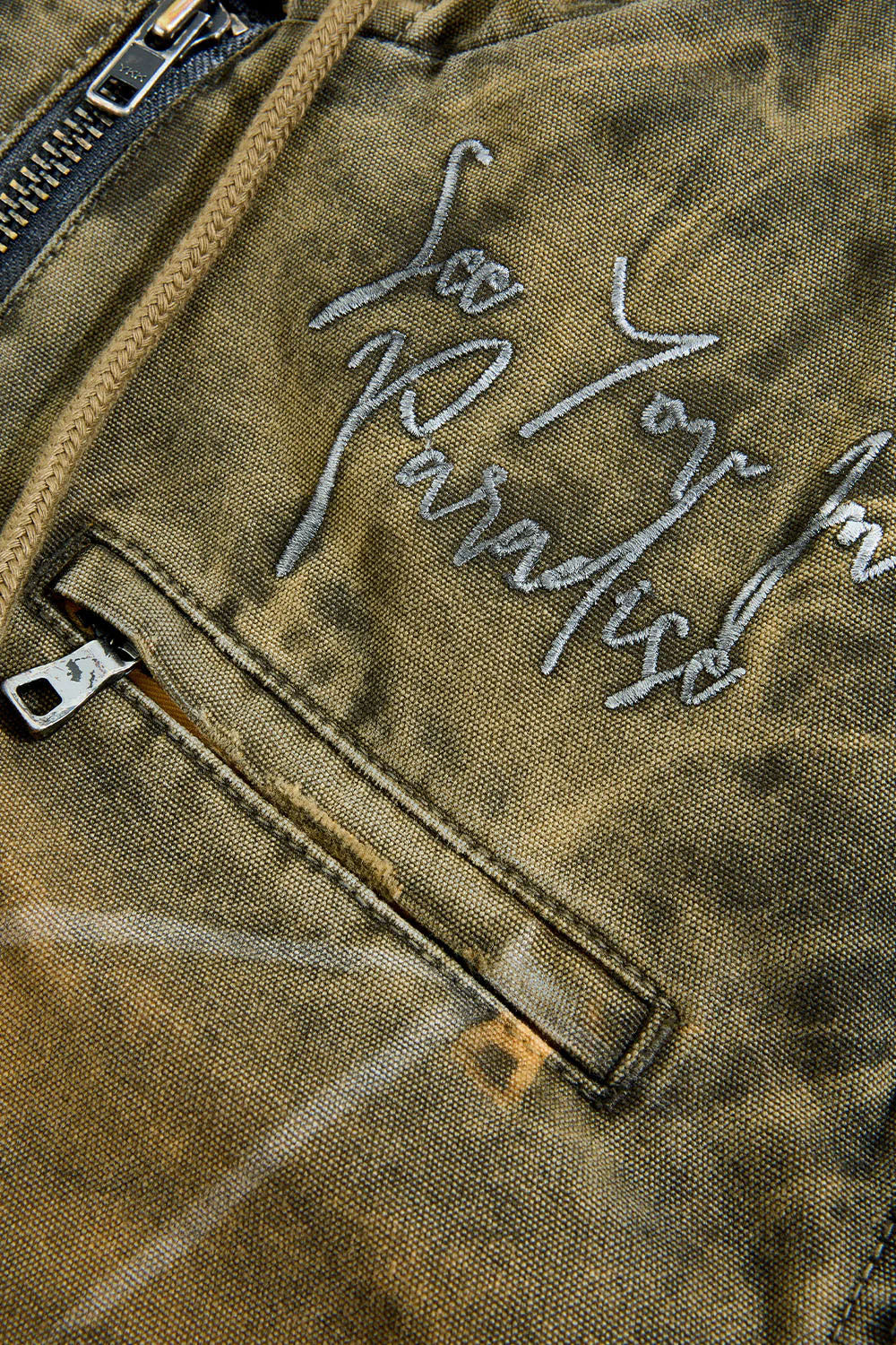 See You In Paradise Ashes to Ashes Hooded Work Jacket Vintage Wheat 91670-83 | Pro Feet