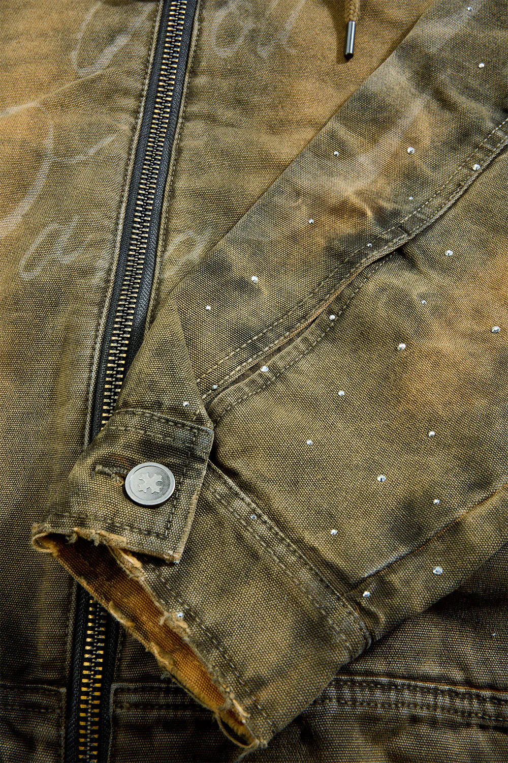 See You In Paradise Ashes to Ashes Hooded Work Jacket Vintage Wheat 91670-83 | Pro Feet