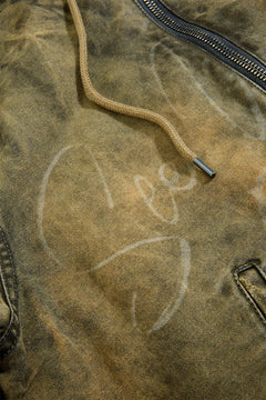 See You In Paradise Ashes to Ashes Hooded Work Jacket Vintage Wheat 91670-83 | Pro Feet