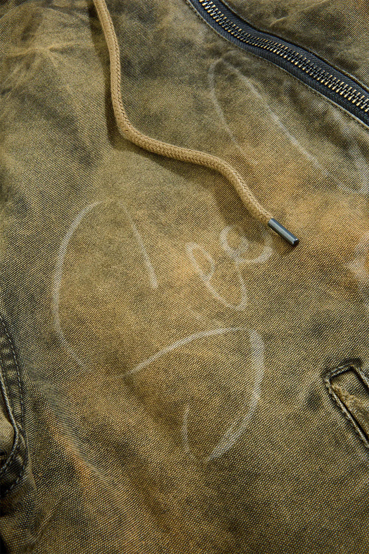 See You In Paradise Ashes to Ashes Hooded Work Jacket Vintage Wheat 91670-83 | Pro Feet