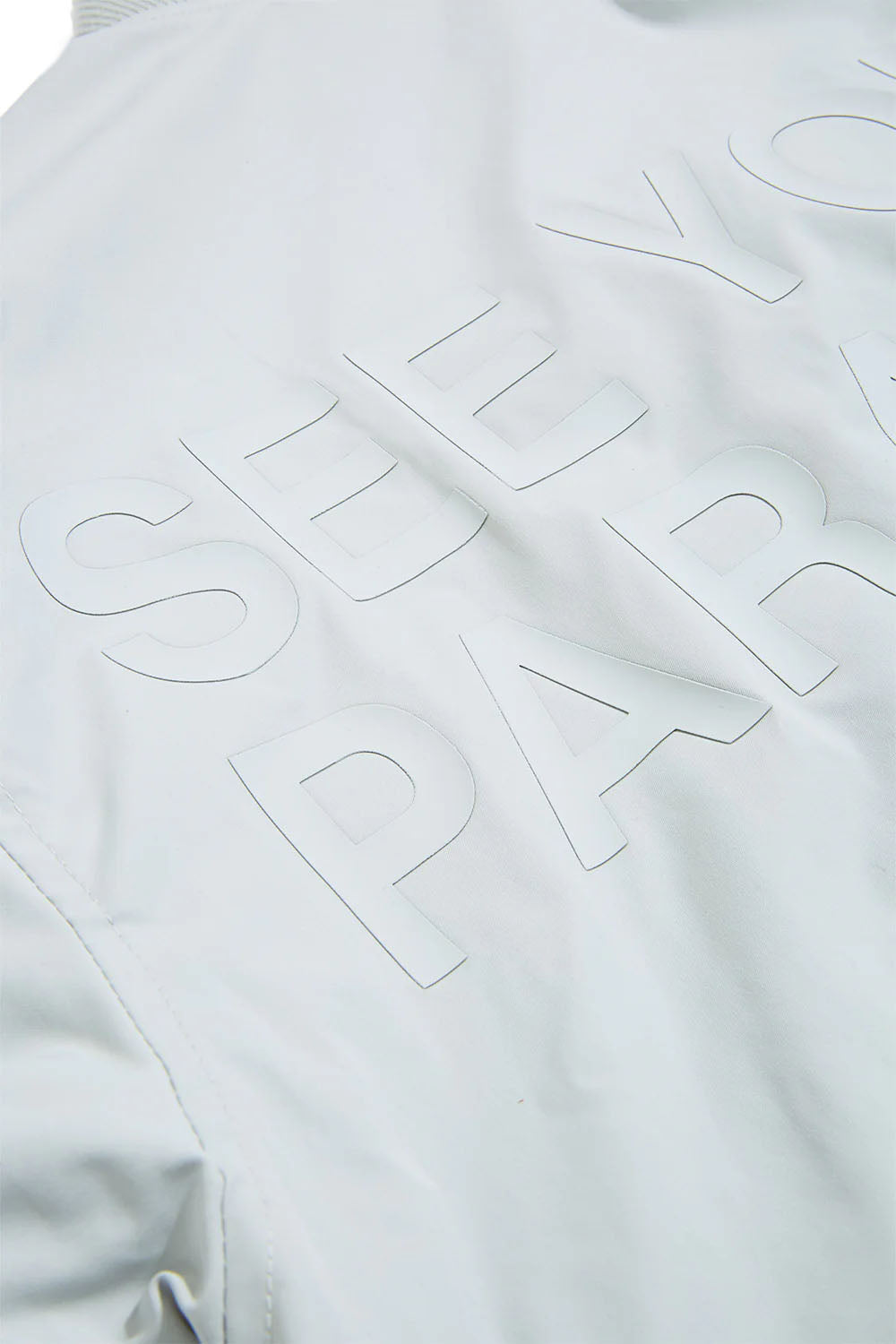 See You In Paradise Cruel Intentions Bomber Jacket Light Grey 91771-88 | Pro Feet