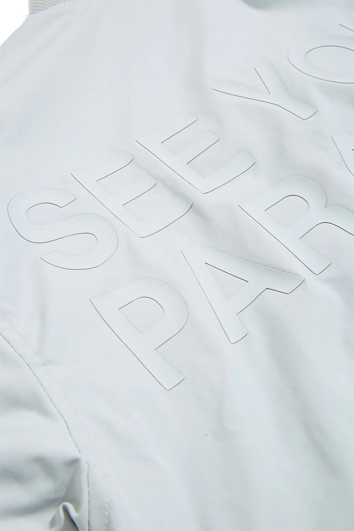 See You In Paradise Cruel Intentions Bomber Jacket Light Grey 91771-88 | Pro Feet