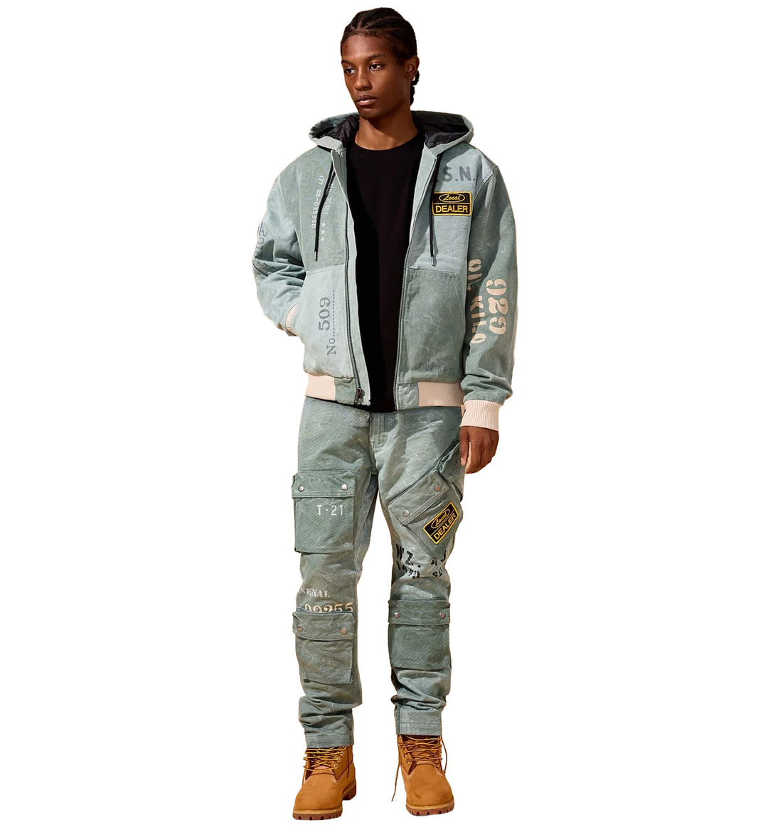 Jordan Craig Pelham Bay Hooded Work Jacket Marine 91772-MA | Pro Feet