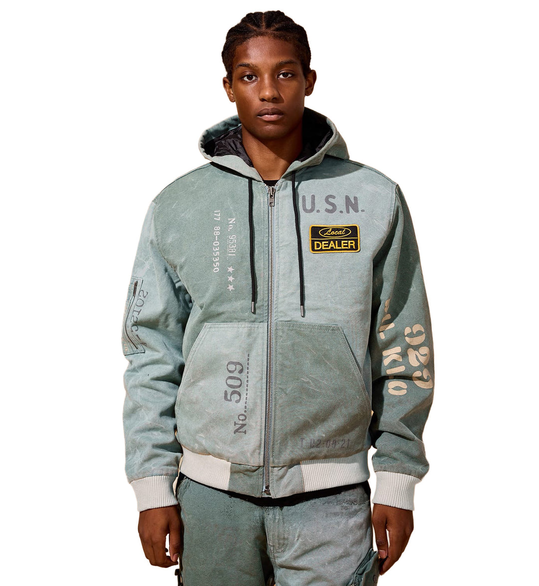 Jordan Craig Pelham Bay Hooded Work Jacket Marine 91772-MA | Pro Feet