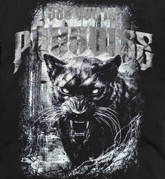 See You In Paradise Panther Layered Long Sleeve Shirt “Black” (9182A-10)