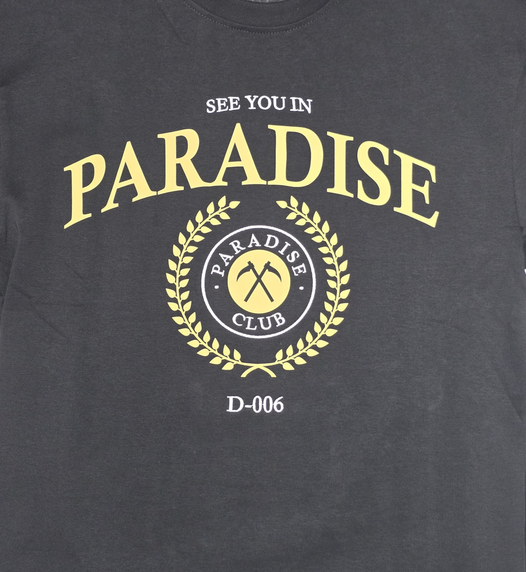 See You In Paradise Grieving Garden T-Shirt Black 9186A-10 | Pro Feet