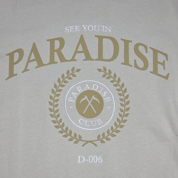 See You In Paradise Grieving Garden T-Shirt Bone 9186A-BN | Pro Feet