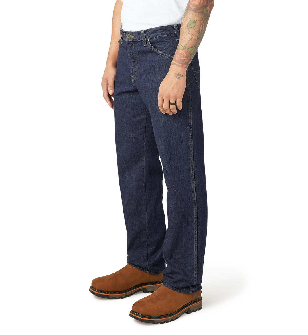 Dickies Regular Fit Jeans Rinsed Indigo Blue 9393RNB | Pro Feet