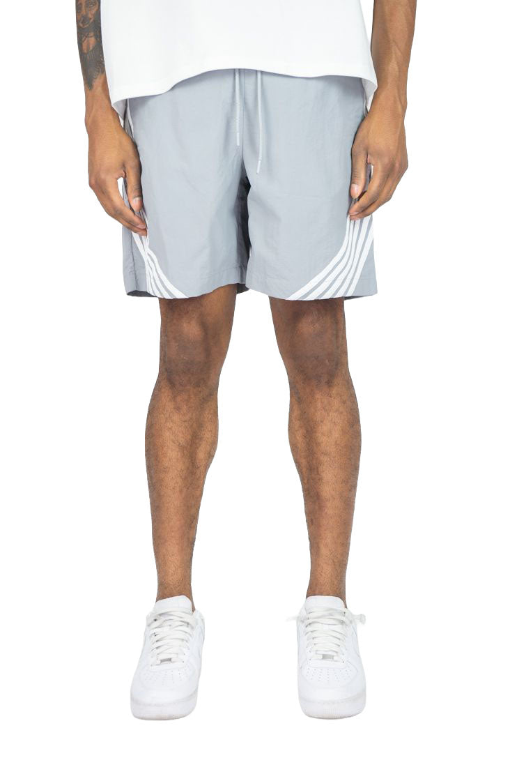 Rebel Minds Striped Nylon Shorts Grey (A00-14905)