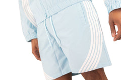 Rebel Minds Striped Nylon Shorts Light Blue (A00-14905)