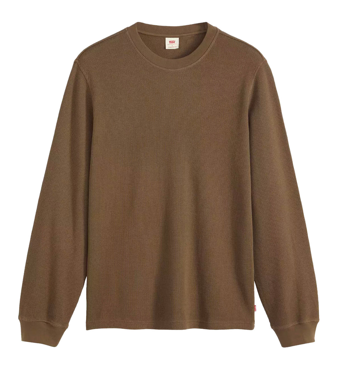 Levi’s Long-Sleeve Standard Fit Thermal Shirt — Maitake Brown