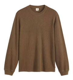 Levi’s Long-Sleeve Standard Fit Thermal Shirt Maitake Brown (A16160085)
