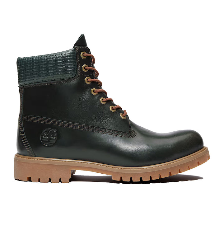 Timberland Premium 6-Inch Waterproof Boot Dark Green Full Grain TB0A2P6WEEQ | Pro Feet