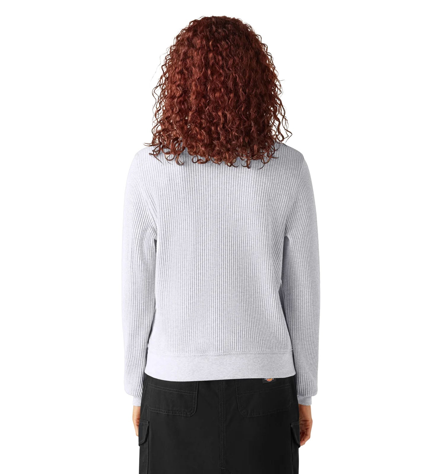 Dickies Women’s Thermal Crewneck Shirt Light Heather Gray A85WQ | Pro Feet