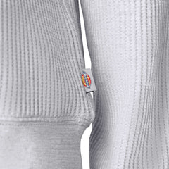Dickies Women’s Thermal Crewneck Shirt Light Heather Gray A85WQ | Pro Feet