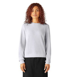 Dickies Women’s Thermal Crewneck Shirt Light Heather Gray A85WQ | Pro Feet