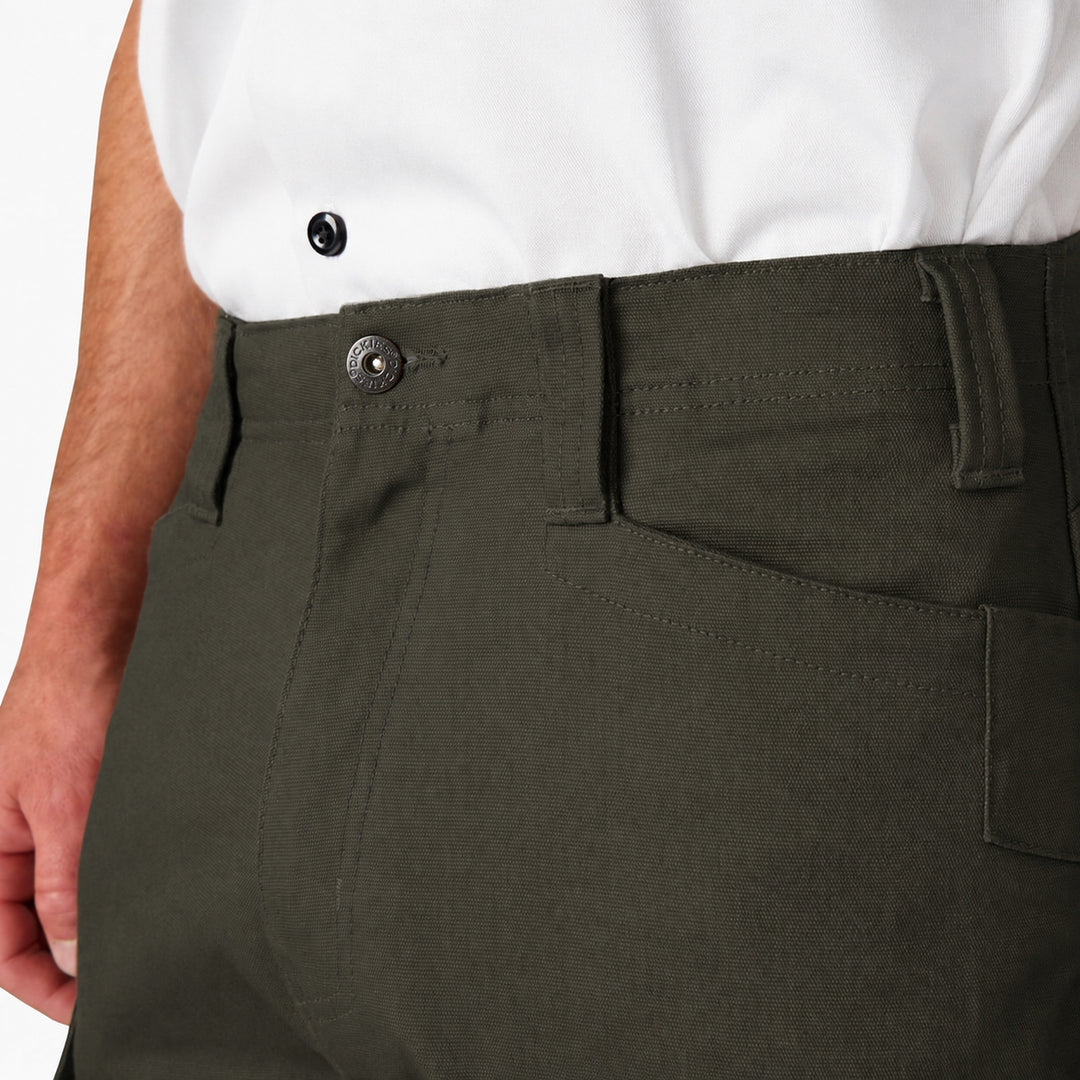 Dickies Tradebuilt Duck Canvas Cargo Pants Moss Green A861C0MS | Pro Feet