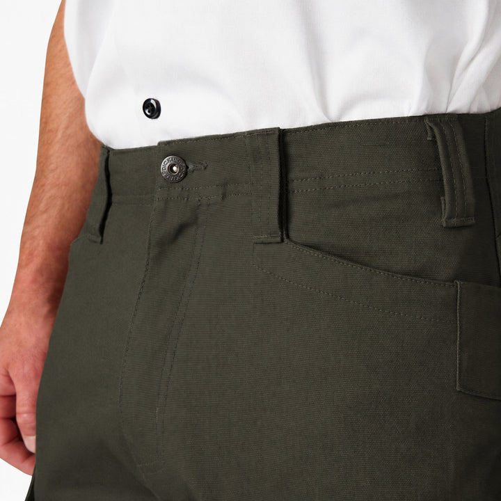 Dickies Tradebuilt Duck Canvas Cargo Pants Moss Green A861C0MS | Pro Feet