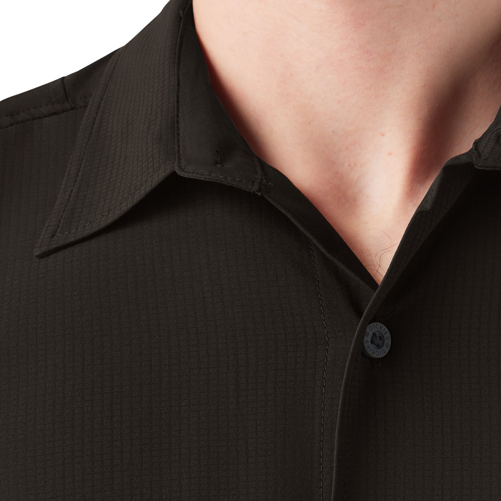 Dickies Short Sleeve Performance Work Shirt Black A8631 | Pro Feet