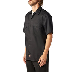 FLEX Relaxed Fit Short Sleeve Work Shirt Black (A875GBLK)