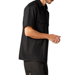 FLEX Relaxed Fit Short Sleeve Work Shirt Black (A875GBLK)