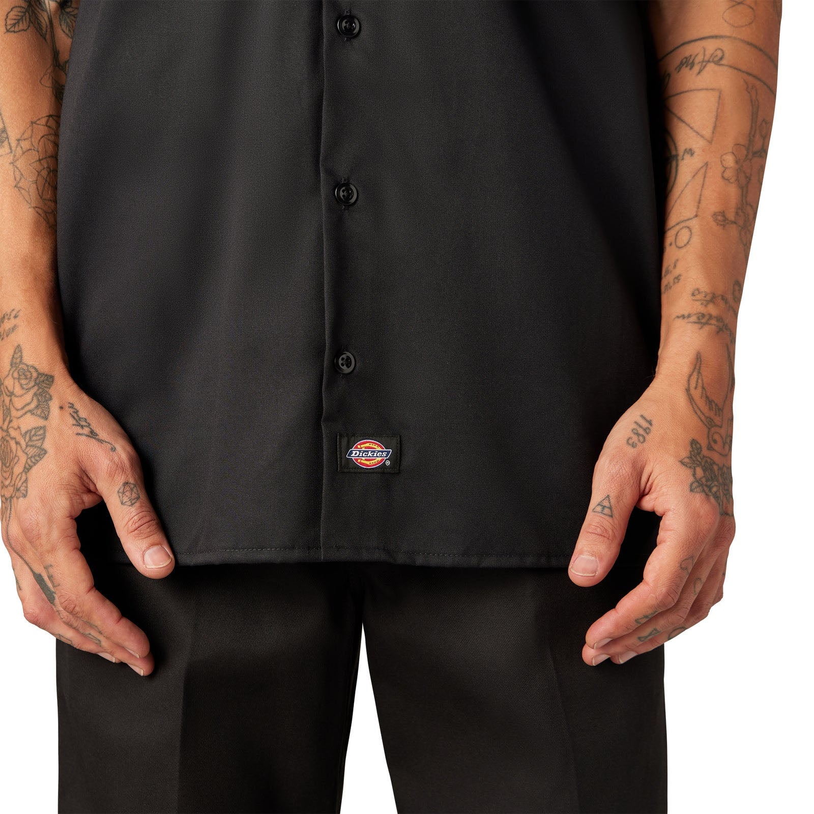 FLEX Relaxed Fit Short Sleeve Work Shirt Black (A875GBLK)