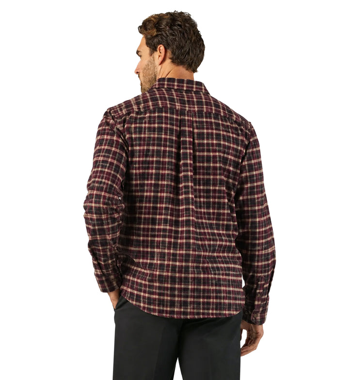 Dickies Long Sleeve Flannel Work Shirt Zinfandel A879L-ZIN | Pro Feet
