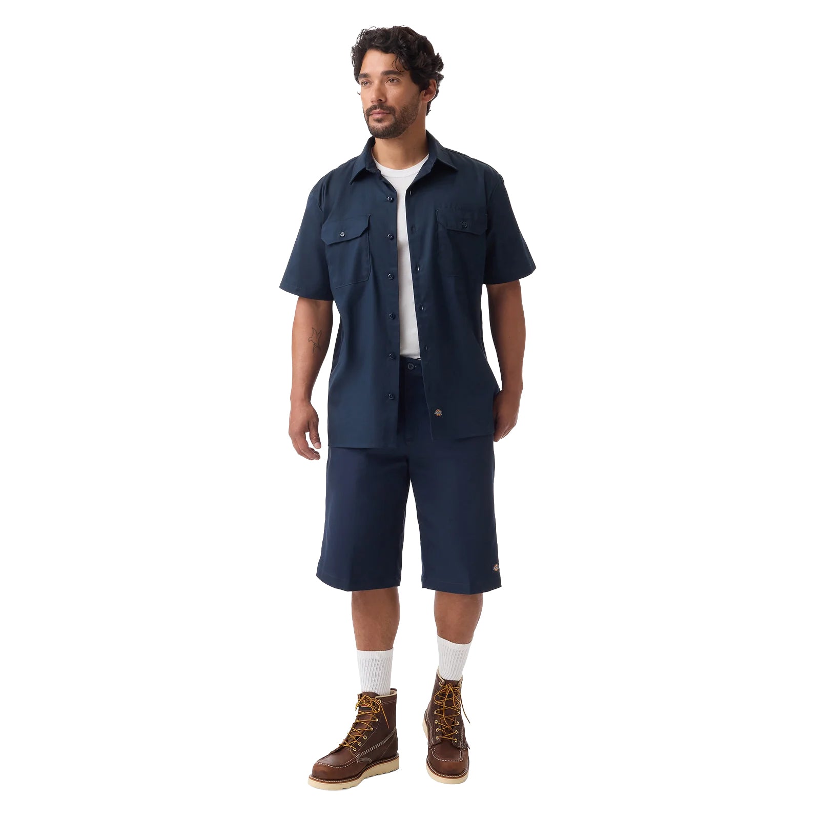 Dickies Pro Series Work Shirt Dark Navy A886W | Pro Feet