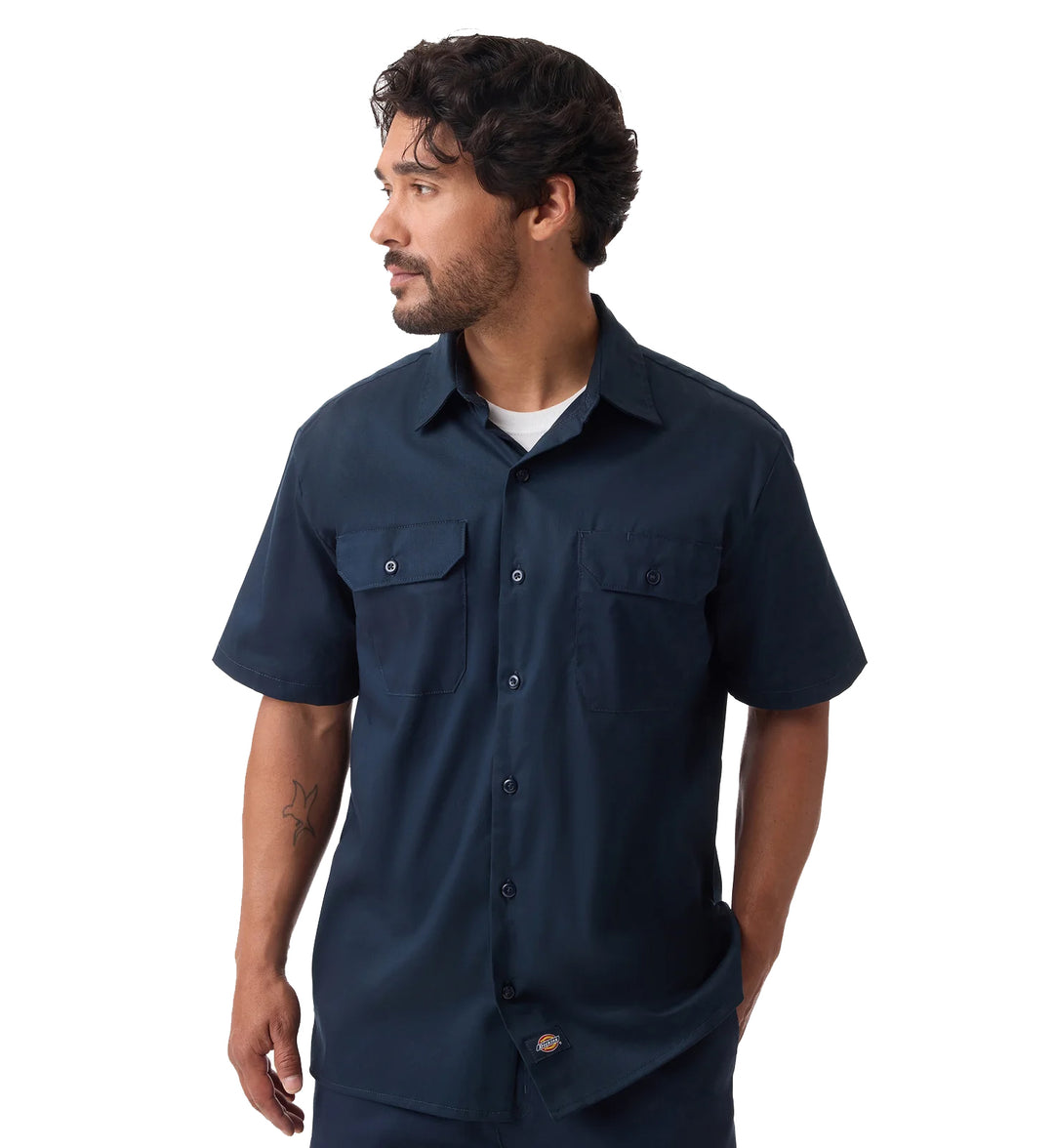 Dickies Pro Series Work Shirt Dark Navy A886W | Pro Feet