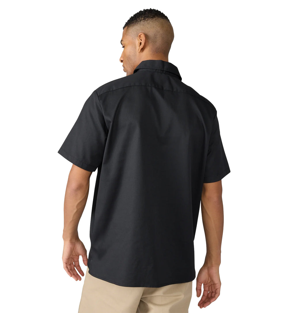 Dickies 1/4 Zip Work Shirt Black A88A1 | Pro Feet