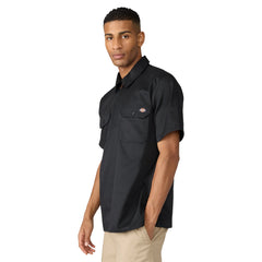 Dickies 1/4 Zip Work Shirt Black A88A1 | Pro Feet