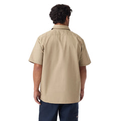 Dickies 1/4 Zip Work Shirt Desert Sand A88A1DS | Pro Feet