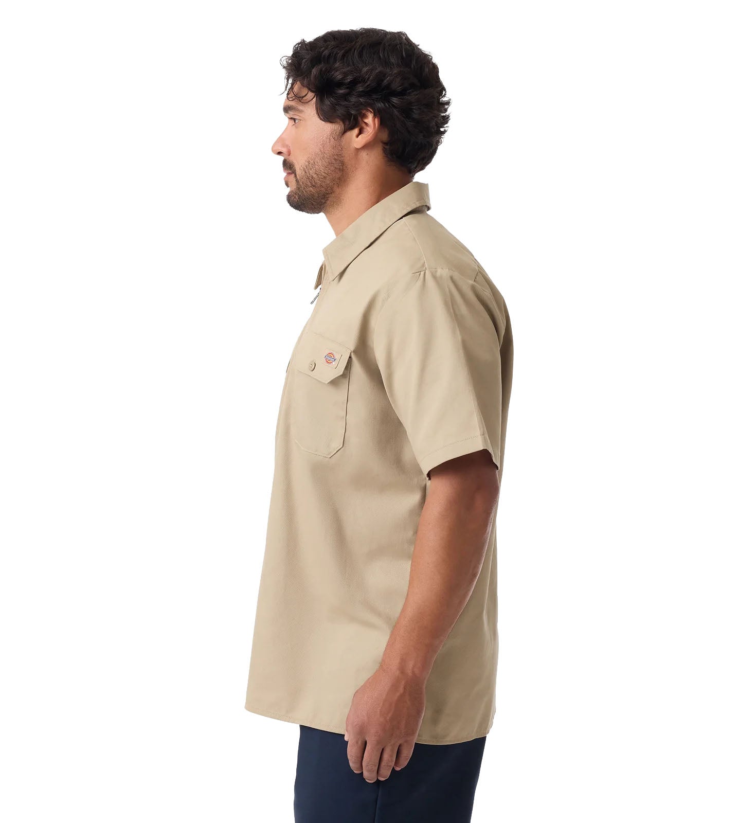 Dickies 1/4 Zip Work Shirt Desert Sand A88A1DS | Pro Feet