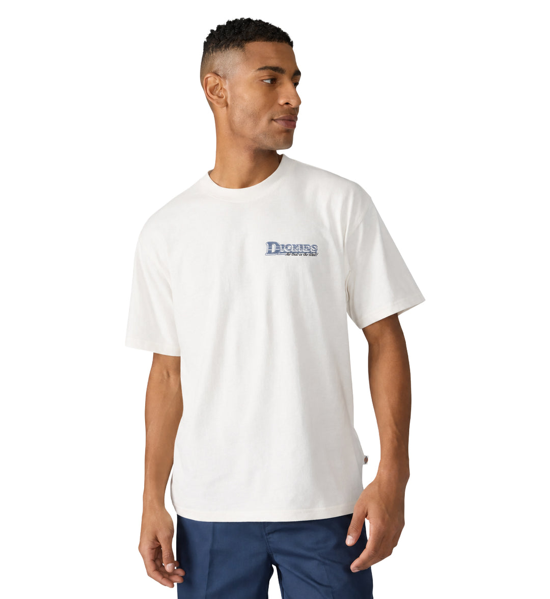 Dickies Gainesville Short Sleeve T-Shirt White A8CCK0WH | Pro Feet