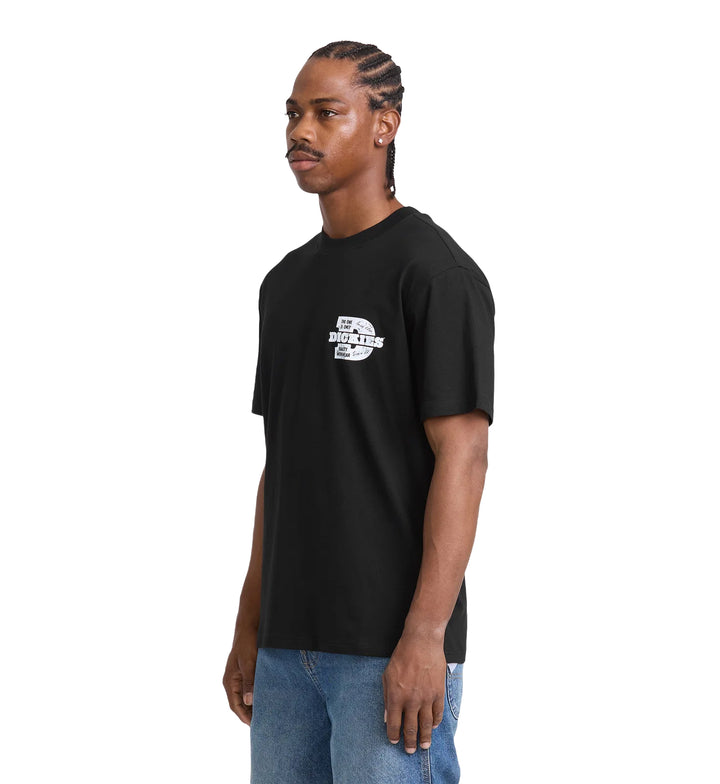 Dickies Minden Short Sleeve T-Shirt Black A8DTCBLK | Pro Feet